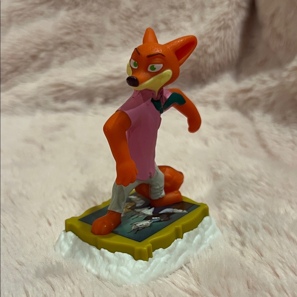 McDonald's Orange and Pink Fox Toy